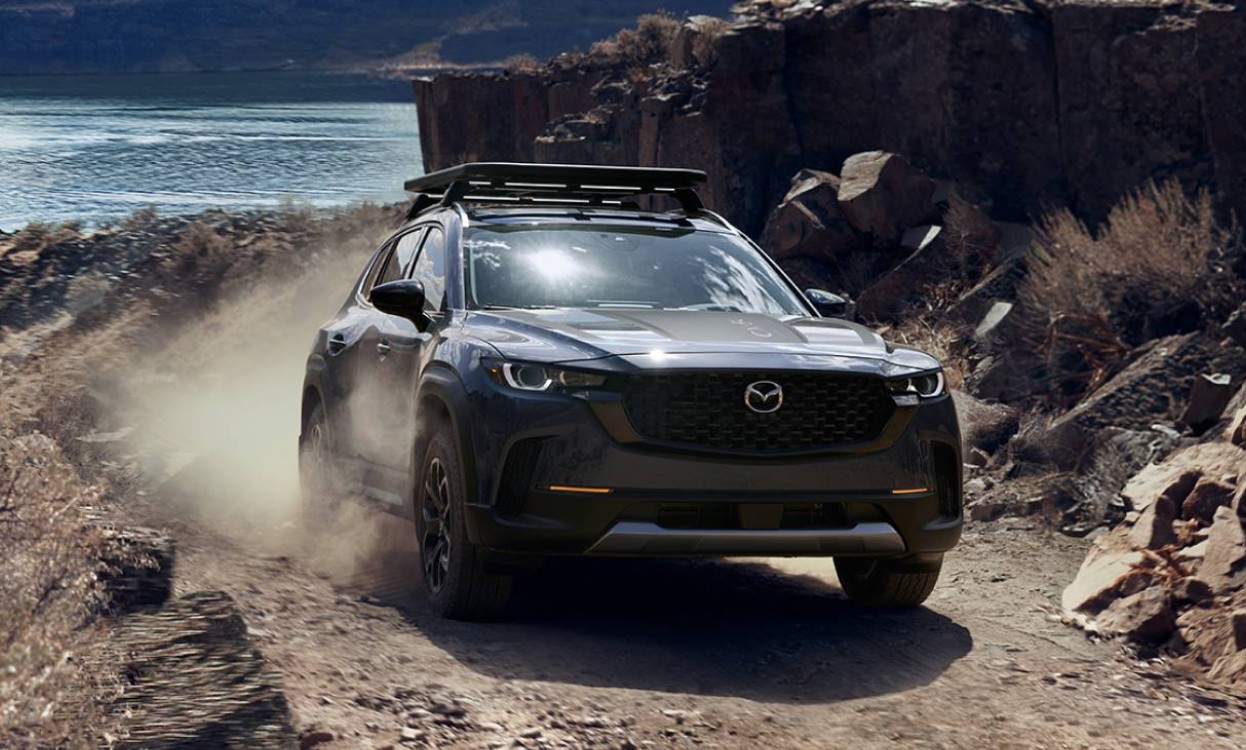 How does the fuel consumption of the 2025 Mazda CX-50 compare to other hybrid SUVs on the market?